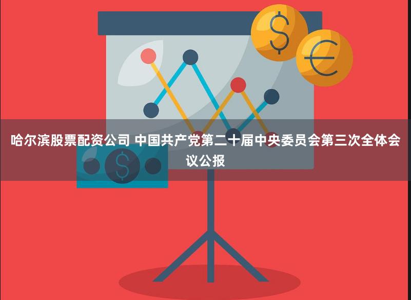 哈尔滨股票配资公司 中国共产党第二十届中央委员会第三次全体会议公报