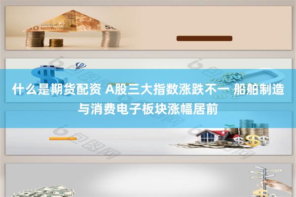 什么是期货配资 A股三大指数涨跌不一 船舶制造与消费电子板块涨幅居前